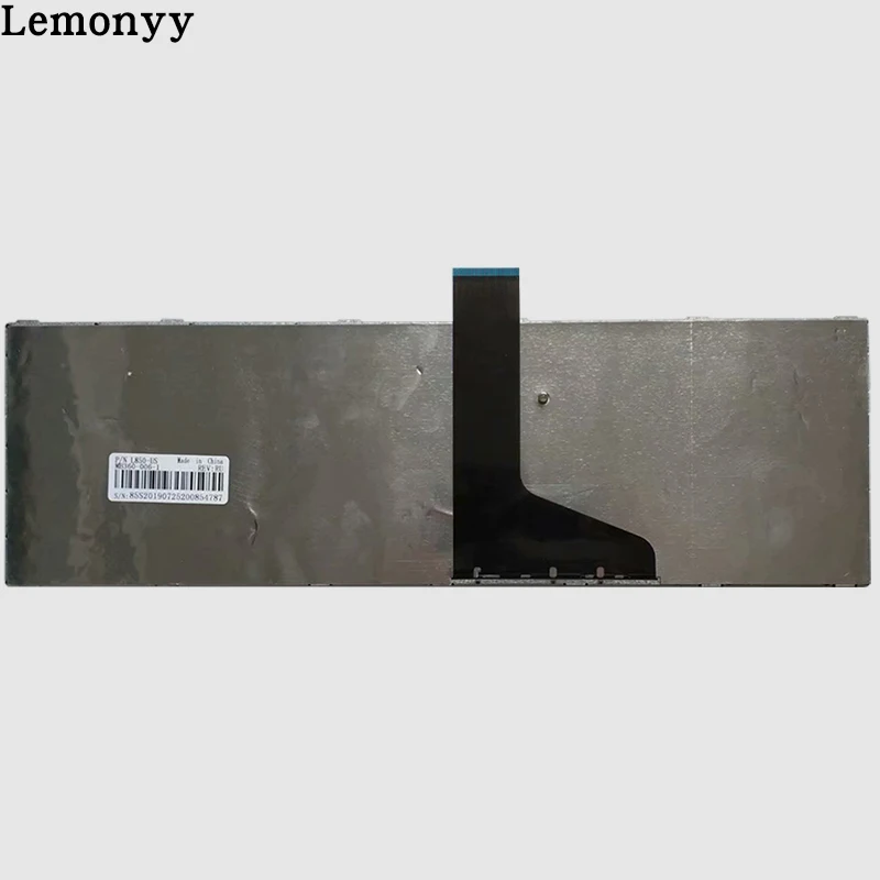 Новая русская клавиатура для ноутбука TOSHIBA SATELLITE L850 L850D P850 L855 L855D L870 L870D RU черная/белая клавиатура