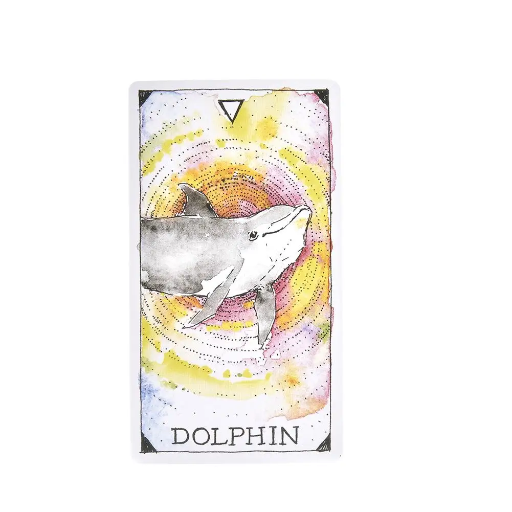 63 листа дикие неизвестные животные палубный путеводитель Таро карты настольная