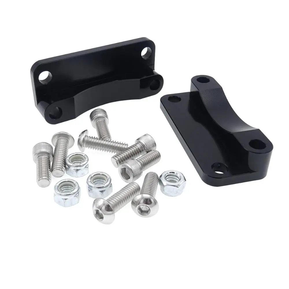 

Для Harley newest 2003-2013 Davidson Touring Mod, переднее крыло 20 мм, релокатор, разделитель, анодированный черный алюминий