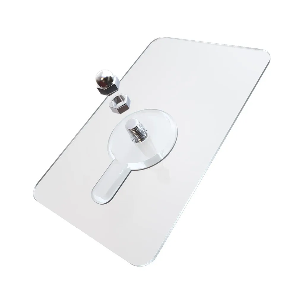 4 шт прочных ногтей Бесплатная крюк в стену прямой винт-Тип прозрачная лента Не