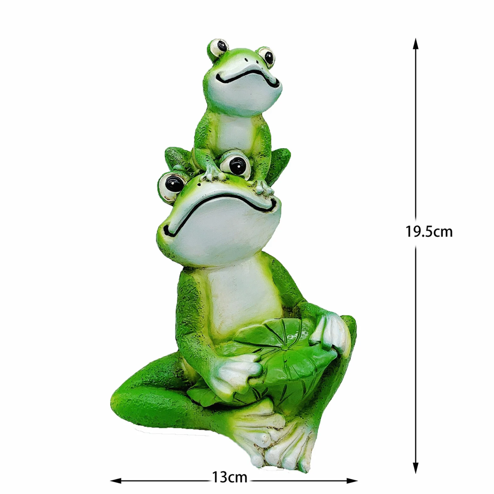 

Garden Frog Statue Ornaments Resin Frog Figurines Simulation Model Art Craft Yard Outdoor Cute Garden Landscape Courtyard Decor