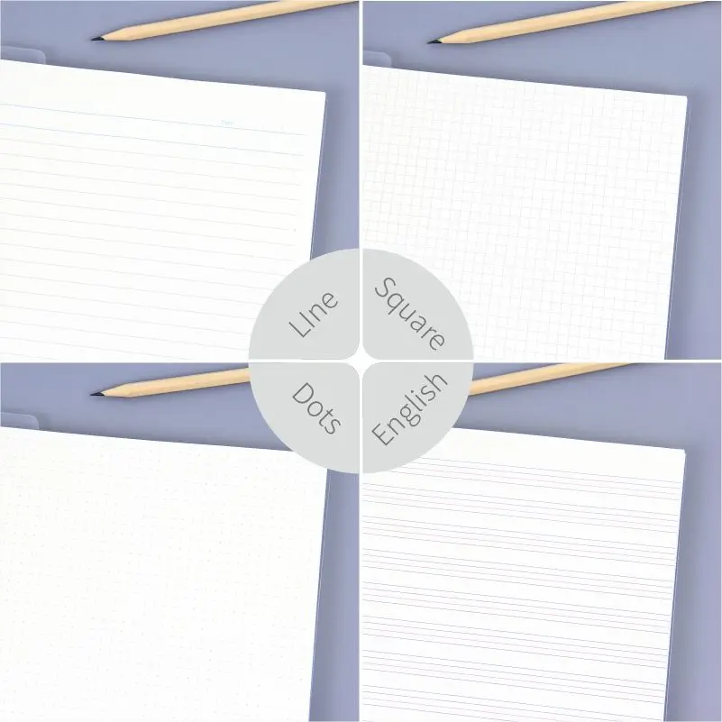 

Wholesale Dot/Lined/Square/Blank PP Hard Cover Spiral Bound Notebook