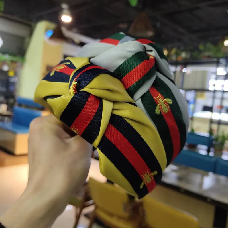 Хит продаж хит онлайн знаменитые резинки для волос маленькие пчелы ткань большие