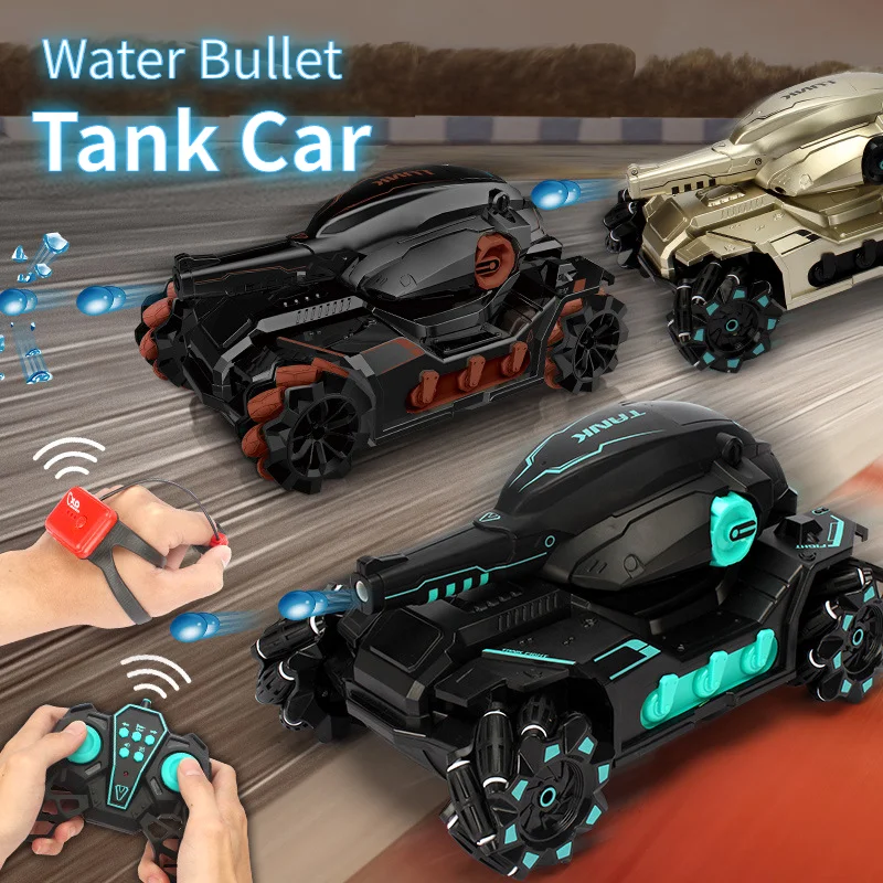 2 4G Радиоуправляемый автомобиль игрушка 4WD Водяная бомба Танк радиоуправляемая