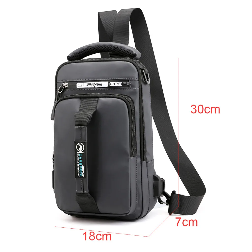 Поясная сумка для мужчин и женщин 2020 модная уличная оксфордская USB Универсальная