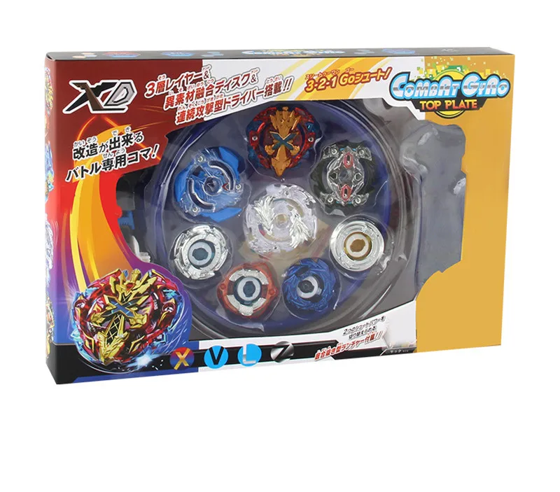 

New 4pcs/set Beyblades Burst Toys Explosive spin combat Gyro cable Handle Combat disk arena Toy