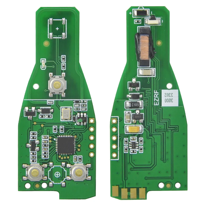 

HEXIANG Remote Car Key For Mercedes Benz A E S G GLK 315/433MHz With Nec Chip Smart Card