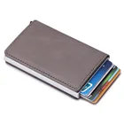 Кошелек мужской кожаный тонкий, с Rfid-защитой