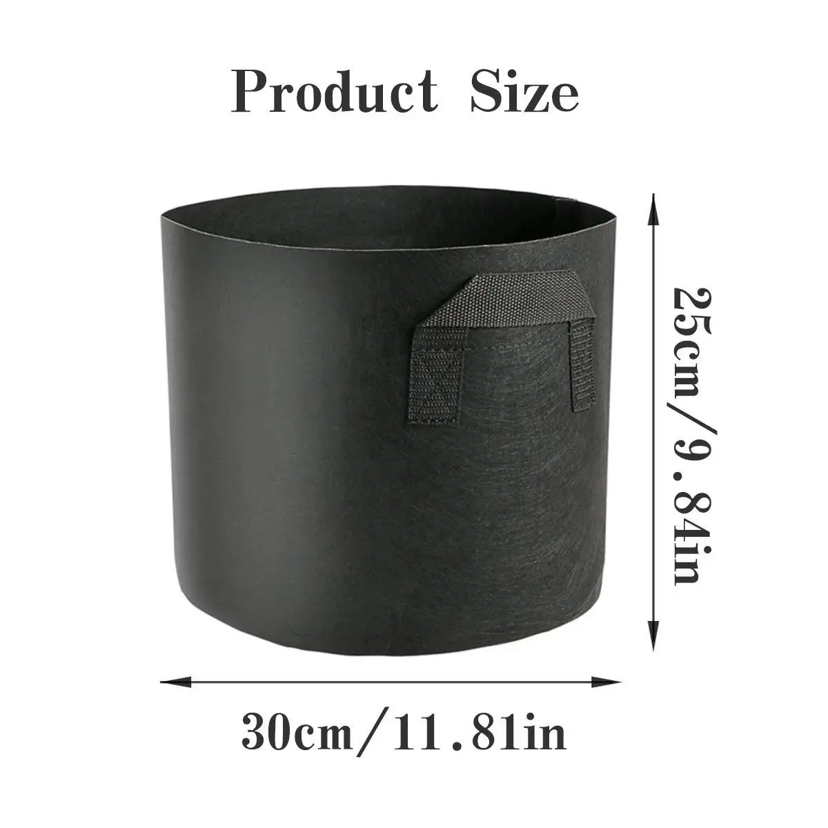 

5Pcs 4.5gallon Big Plant Flower Grow Bags Pot Home Garden Tools Potato Strawberry Fabric Vegetable Jardin Gardening Growing Pots