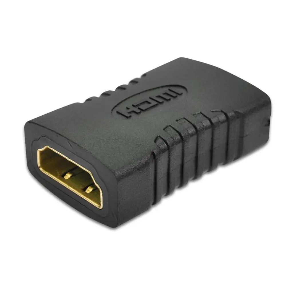 Черный HDMI Женский к Разъем удлинитель Кабель удлинитель-адаптер с конвертером