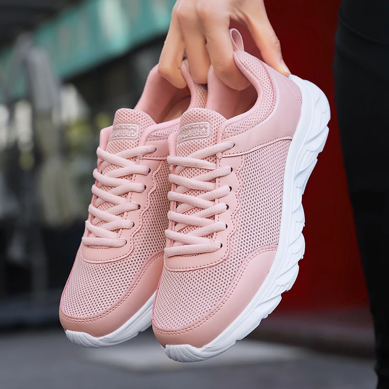 Tenis Feminino 2021 Hot Sale Women Tennis Shoes Breathable Mesh Sport Shoes Female Stability Athletic Fitness Sneakers Trainers