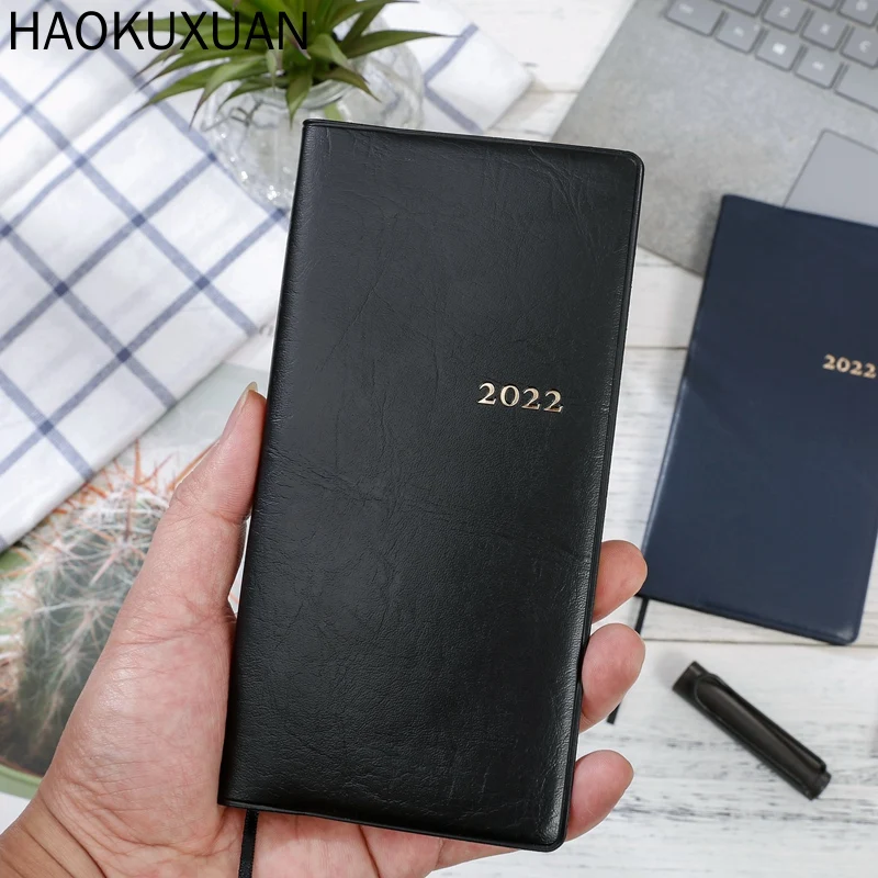 

2022 schedule A6 weekly calendar version manual account plan notebook annual calendar portable efficiency 48K business Notepad