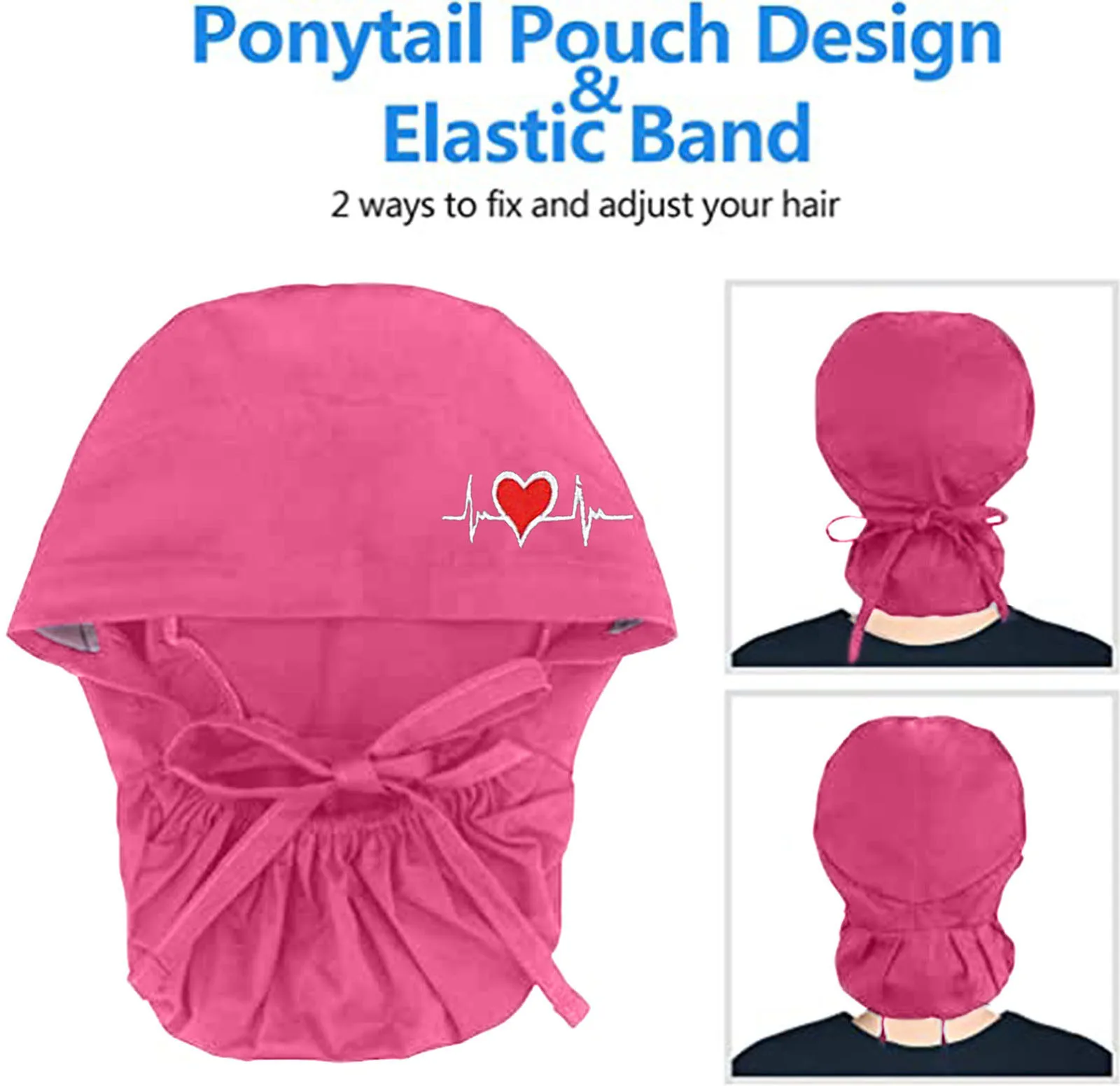 Женские хлопковые шапки Gorro Enfermera модные с принтом для медсестер Кепка пуговицами