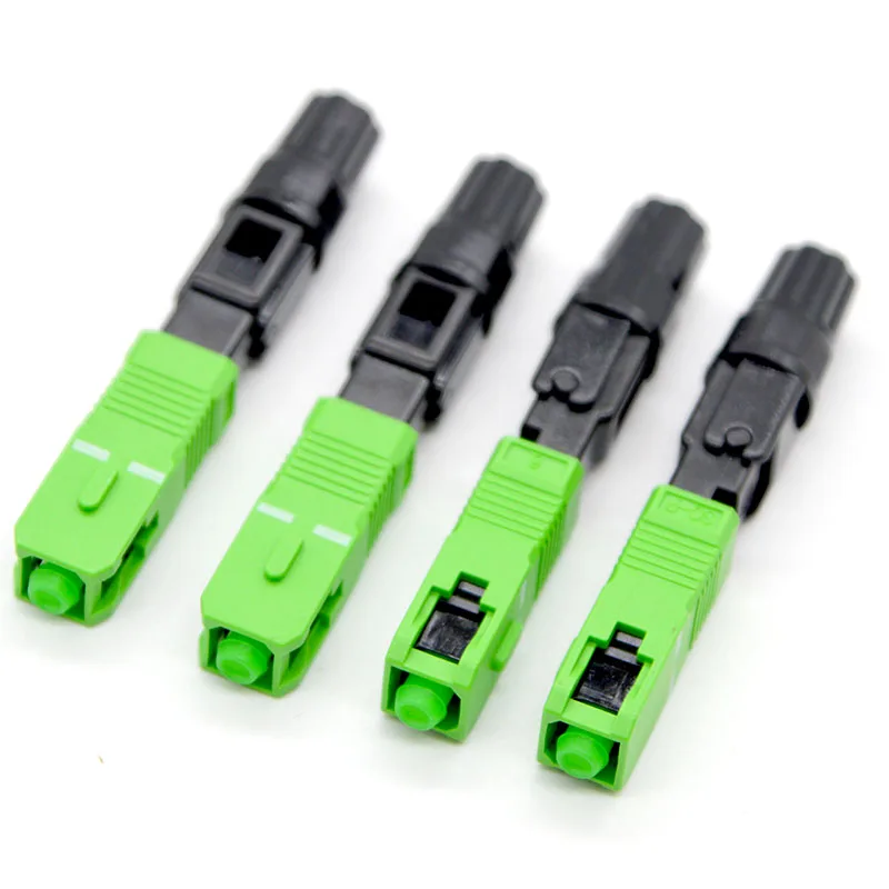 GONGFENG 100 шт. Новый SC APC Волоконно оптический Быстрый Соединитель FTTH предварительно