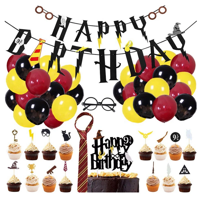 

49 шт./компл. Волшебная фотография, Декор, одноразовая посуда, шары, чашки, тарелки, салфетки, детские волшебные студенты, товары для вечеринок