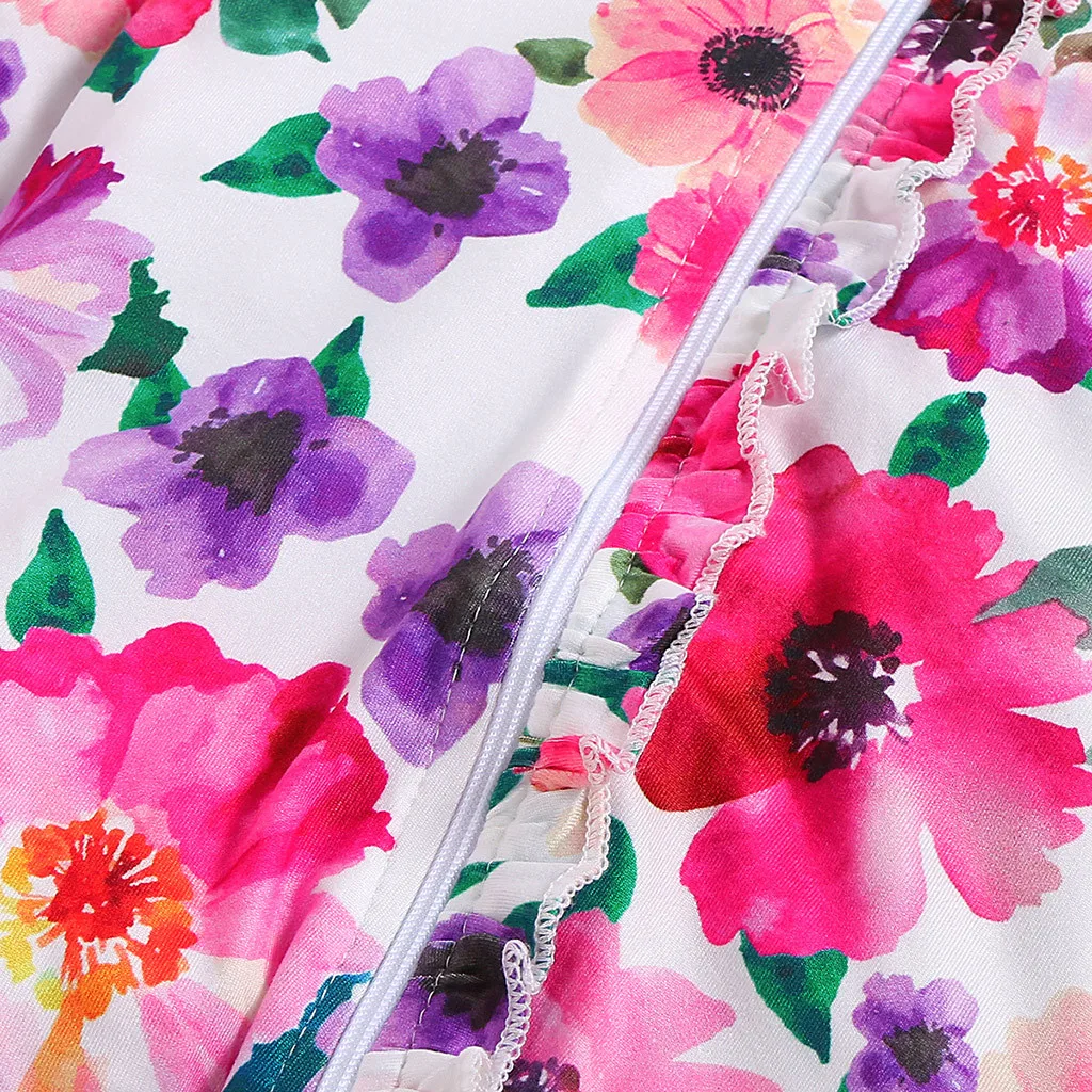 Комбинезон с длинным рукавом и цветочным принтом для маленьких мальчиков