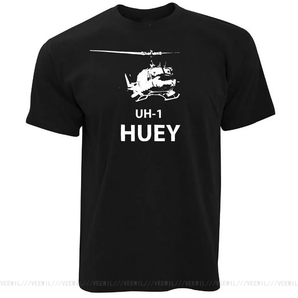 Военная Униформа футболка UH-1 Huey с вертолетом и измельчитель самолета АРМИИ