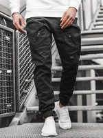 side zipper pockets cargo pants harem joggers pants men 2021 tactical casual harajuku streetwear trousers for male