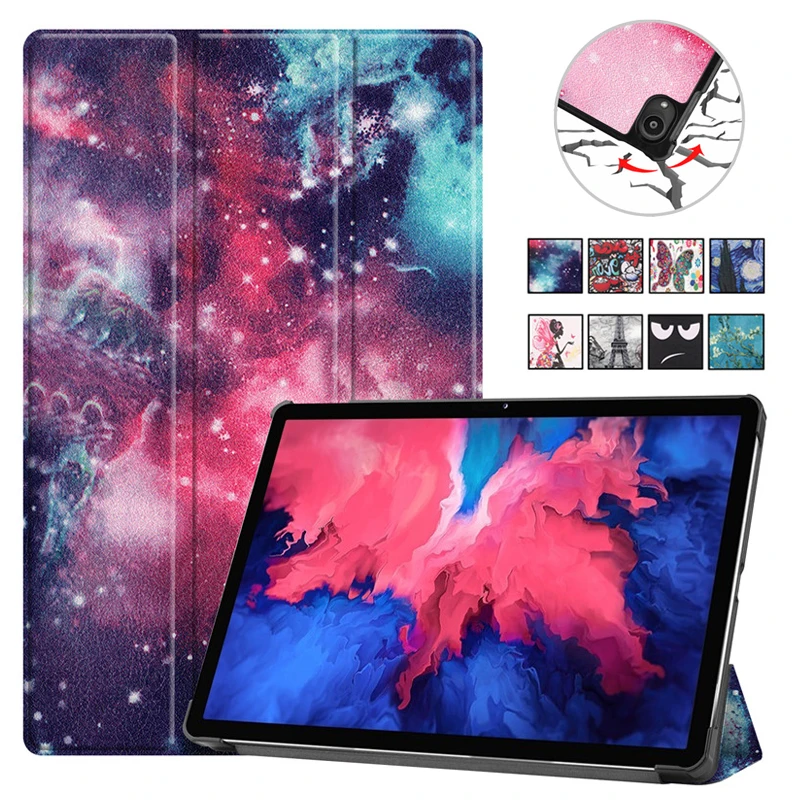 

Чехол для Lenovo YOGA Tab P11 кожаный смарт-чехол Funda для Lenovo Tab P11 P11 Pro чехол Etui TB-J606F TB-J706F подставка планшет в виде ракушки + подарок