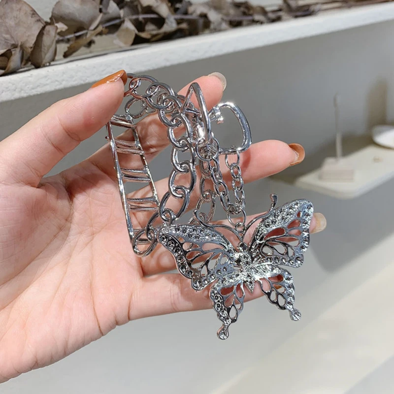 

Butterfly Pendant Women Hair Clip Catch Clip Pretty Exquisite Hair Accessories Korea Hair Clip Claws Elegent Women Hair Crab