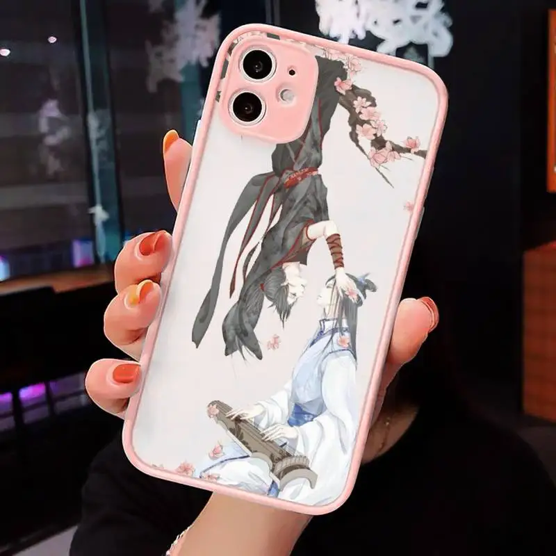 

Anime Dao Master cute Phone Case Matte Transparent for iPhone 7 8 11 12 s mini pro X XS XR MAX Plus cover funda