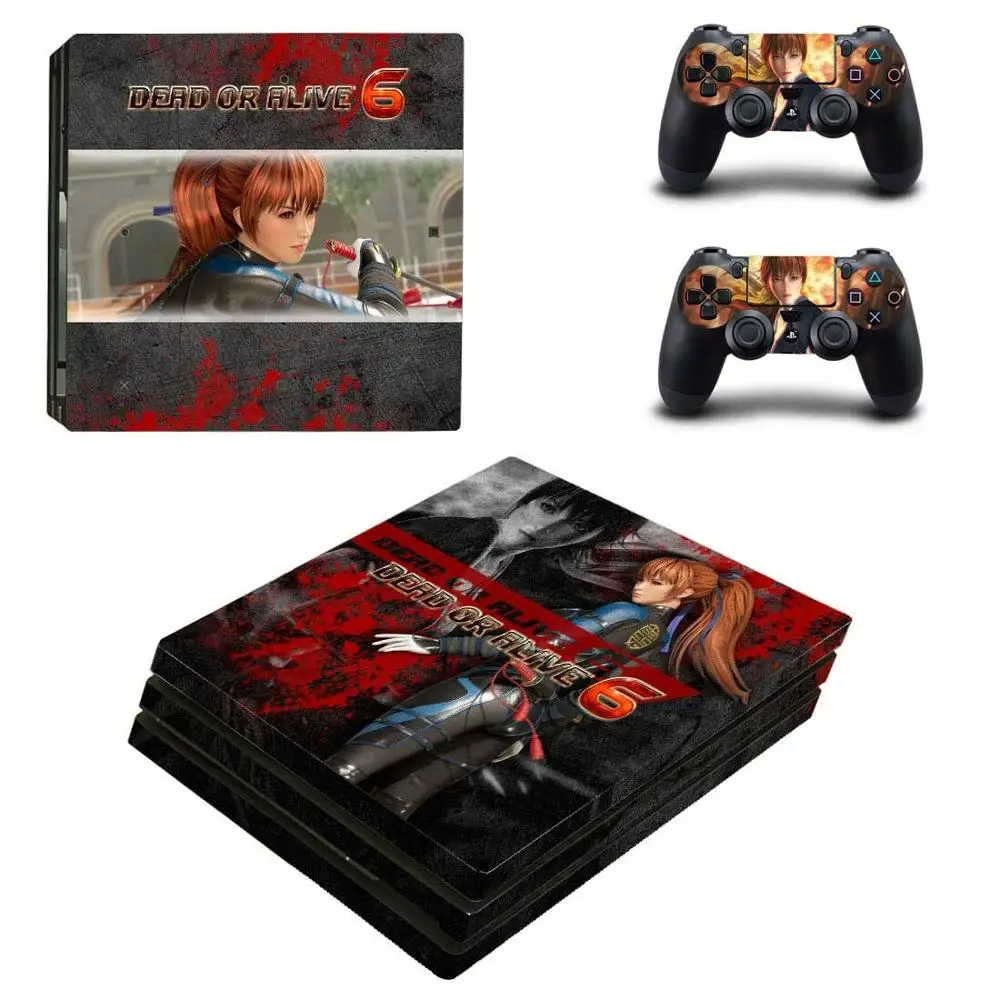 Наклейки Dead or Alive 6 PS4 Pro s Play station 4 наклейки для PlayStation скины консоли и контроллера