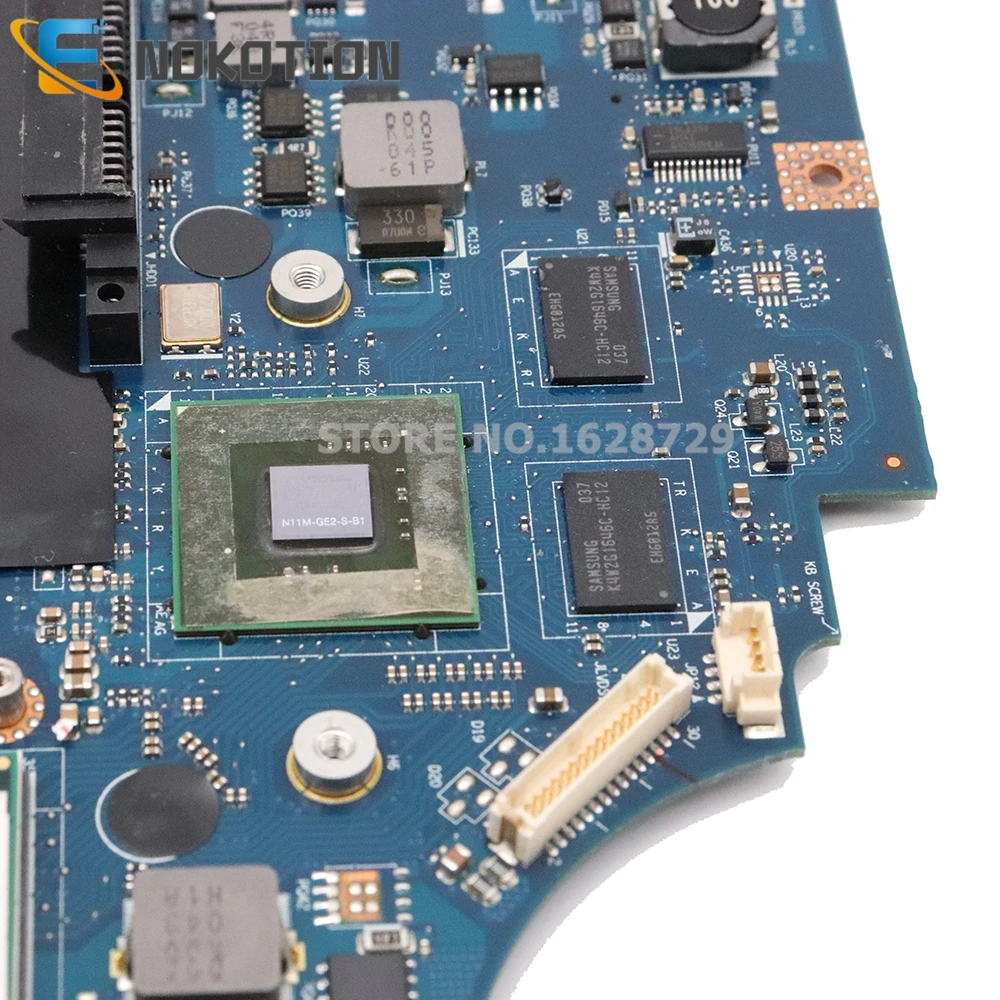 NOKOTION NIWE1 LA-5751P материнская плата для ноутбука lenovo G460 HM55 DDR3 Geforce 310M GPU Бесплатный процессор полностью протестирован