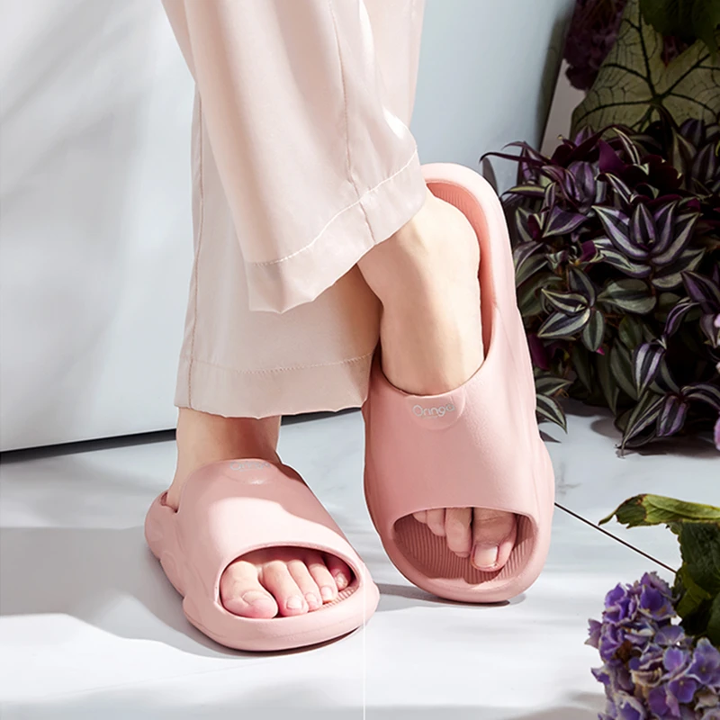 Indoor Home Women Summer Slippers Thick Sole Anti-slip Couples Flat Shoes Outdoor EVA Beach Men Slides Female | Обувь