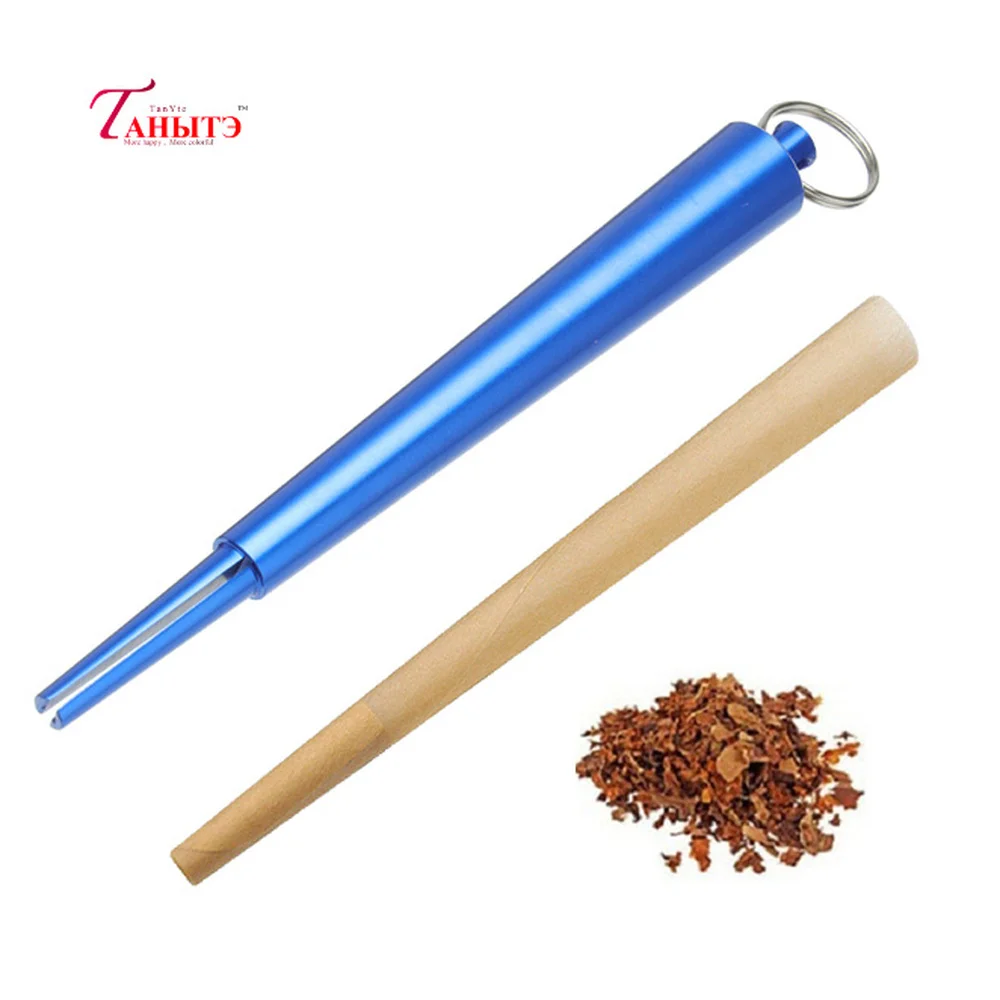 

110mm Portable Tobacco Roller Pre Rolled Cone Cigarette Rolling Machine Weed Rolling Paper Tool Lighter Smoking Accessories