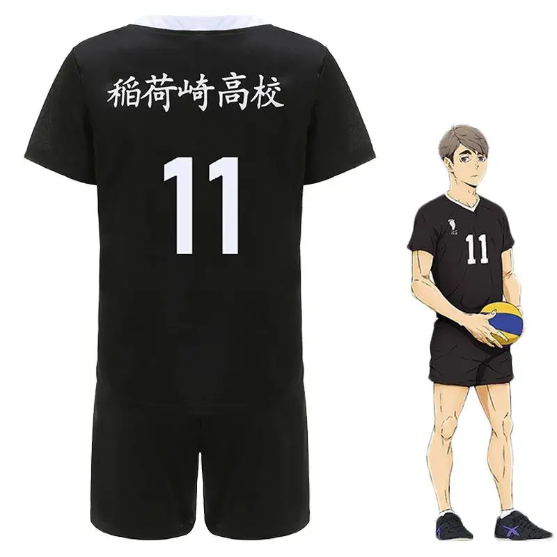 Костюм для косплея Haikiyu воллейбол команда Джерси Haikyuu Inarizaki Осаму Miya Atsumu Shoole