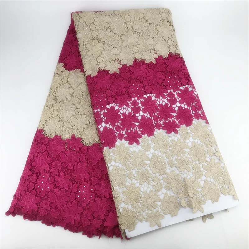 Бесплатная доставка высококачественное гипюровое кружево нигерийское ткань 028