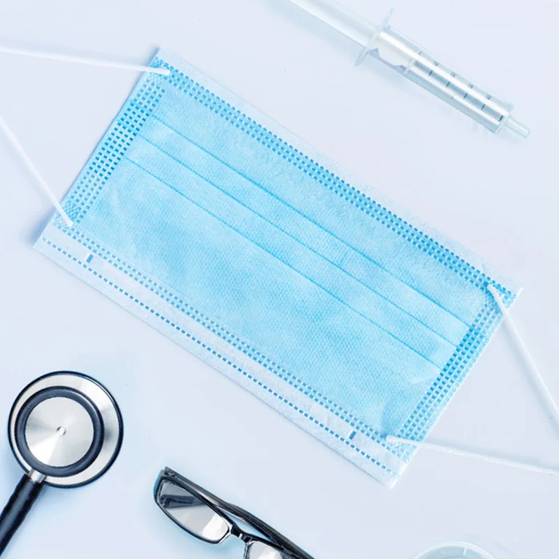 Fast Delivery Hot Sale 3-layer Mask Respirator 100pcs Face Mouth Non Woven Disposable Anti-Dust Masks Earloops | Безопасность и