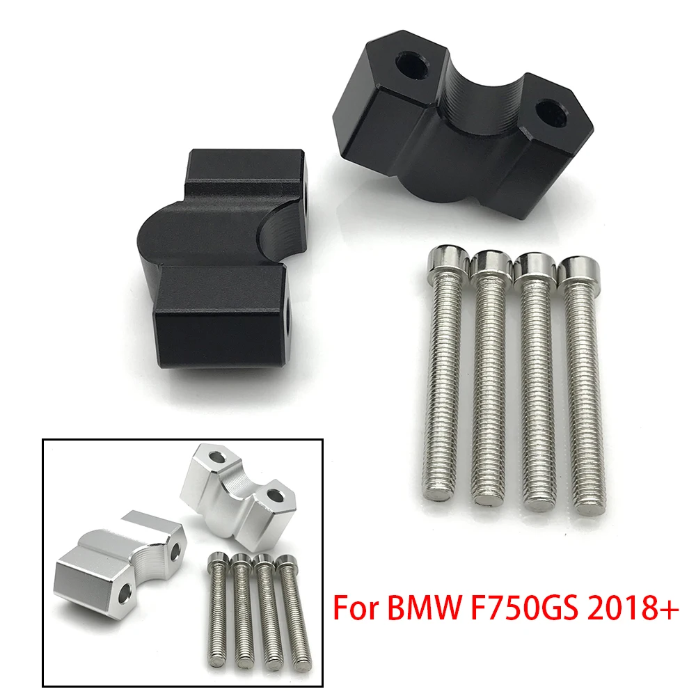 

For BMW F750 GS F750GS 2018 2019 Motorcycle CNC Aluminium HandleBars Riser Handle Handlebar heightening Kit Clamp Adapter