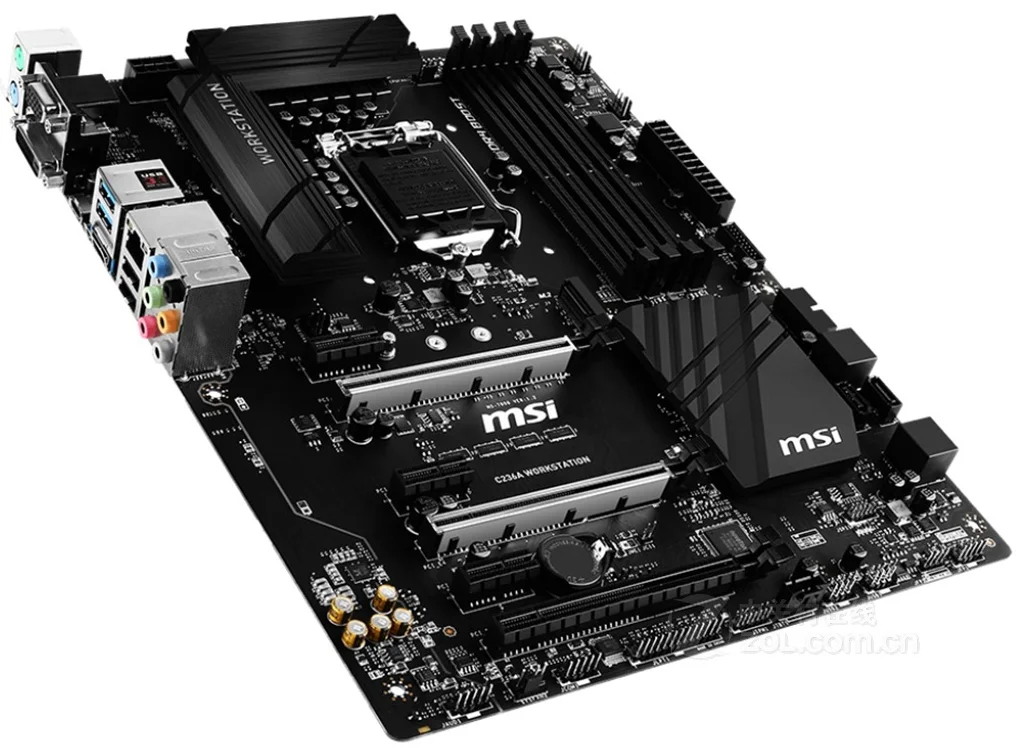 MSI C236A рабочей станции ПК оригинальная материнская плата DDR4 1151 Intel Ксеон E3 1200 v5 64 Гб