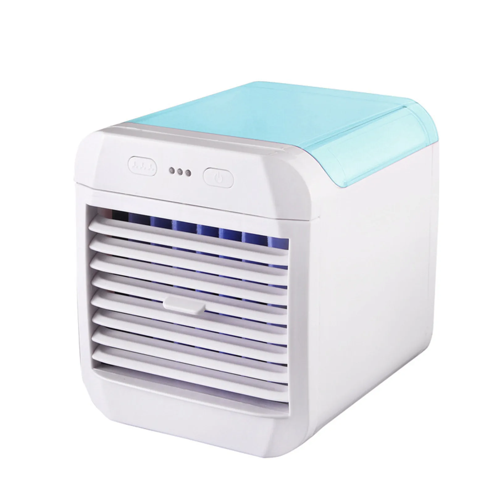 

USB Desk Mini Fan Portable Air Cooler Fan Air Conditioner Light Desktop Air Cooling Fan Humidifier Purifier For Office Bedroom