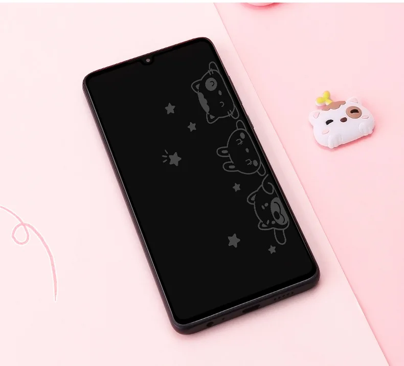 Защитная пленка для экрана из закаленного стекла с рисунком для iPhone X XS XR XS MAX, Защитная пленка для передней панели с милым полным покрытием, декоративная пленка