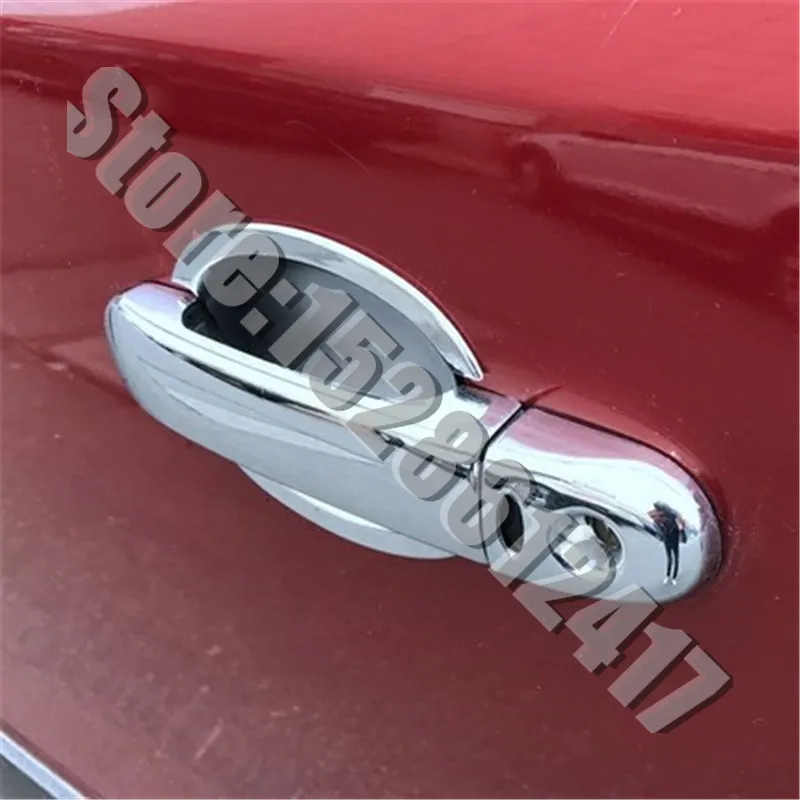 

ABS Chrome Door Handle Bowl Door handle Protective covering Cover Trim Car styling For Nissan Versa Tiida Latio 2005-2010