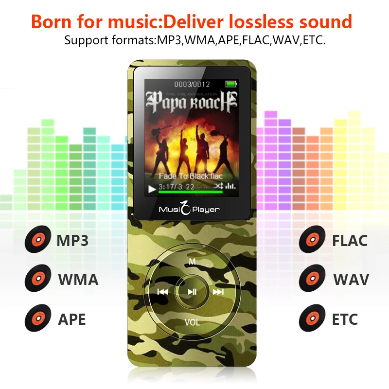 Mp3-плеер с наушниками электронная книга динамик DAP музыкальный плеер экраном для