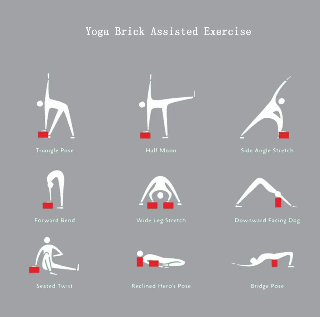 Деревянные бамбуковые блоки для йоги стойки рук поддержки кирпича оборудование