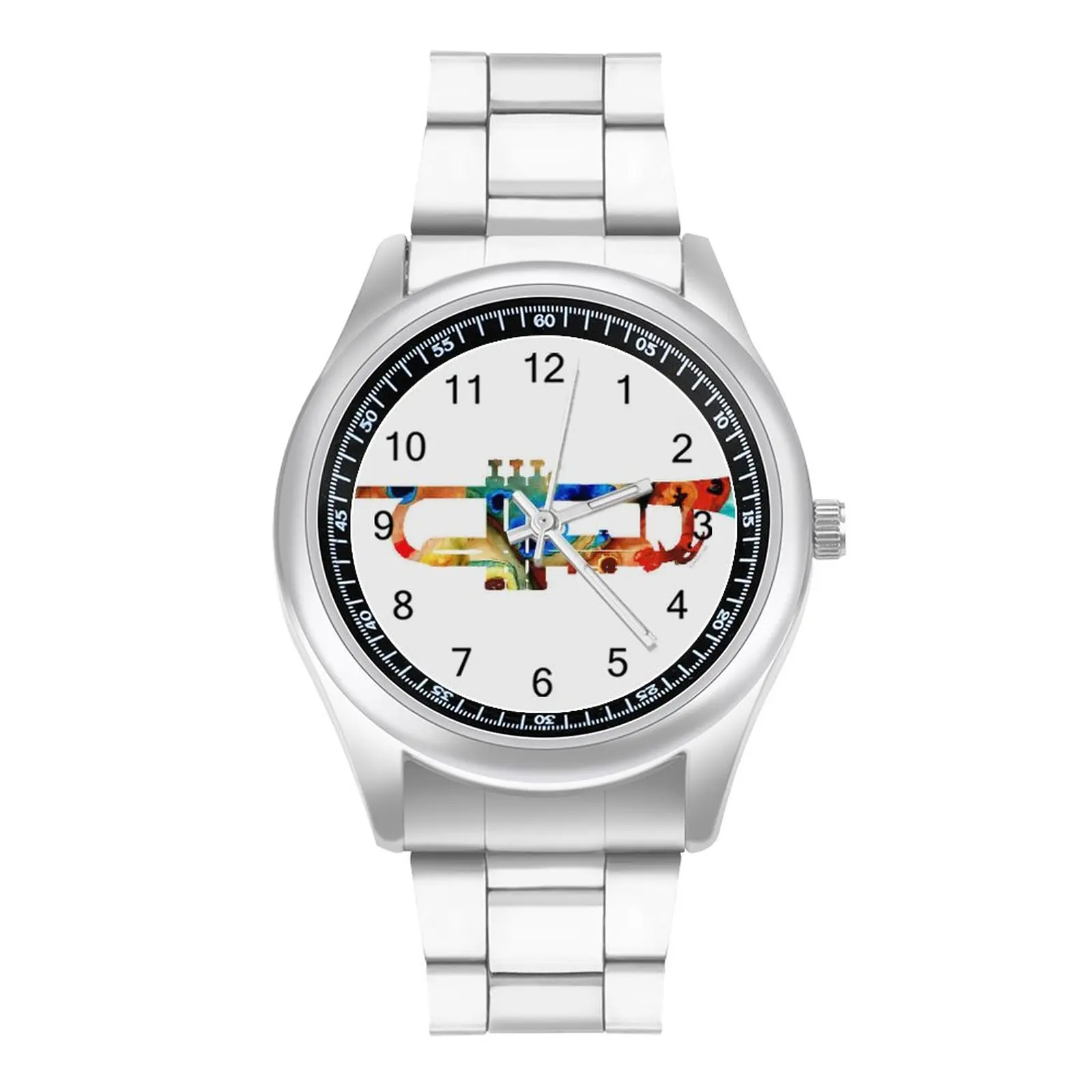 

Music Quartz Watch Design Beautiful Wrist Watch Steel High Class Spring Men Wristwatch