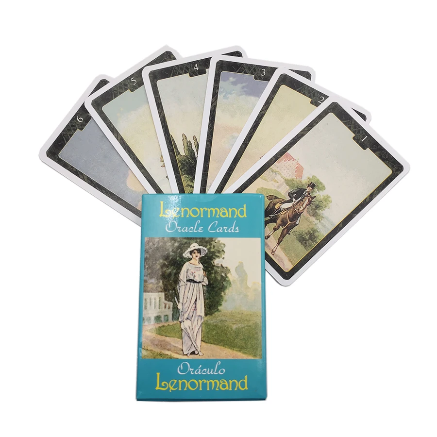 Lenormand карты с изображением ораклов гадания таро английская версия развешивание