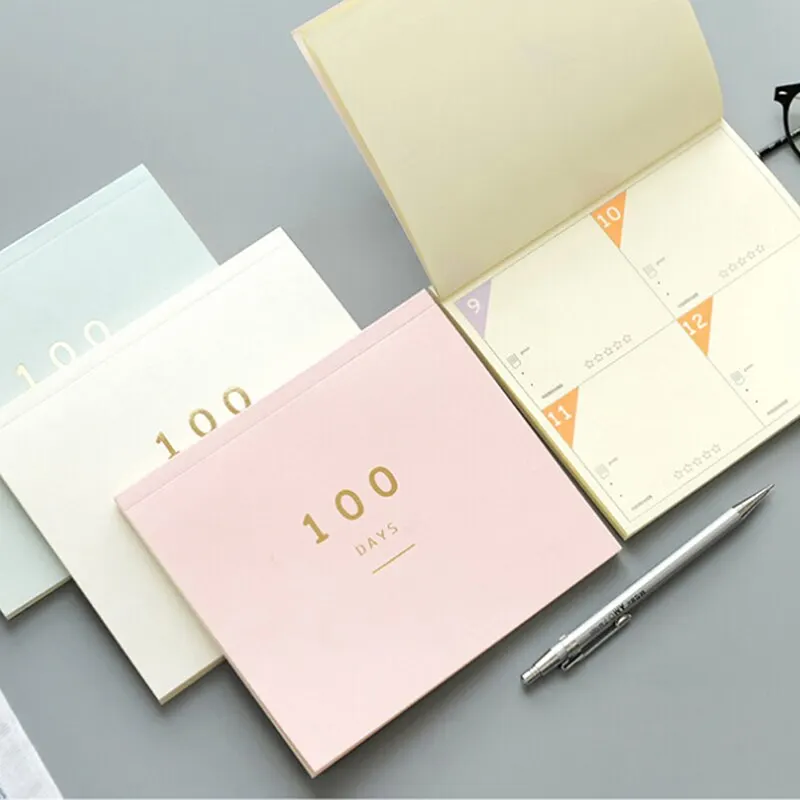 100-дневный календарь повседневный планер на 100 дней График обучения ежедневный