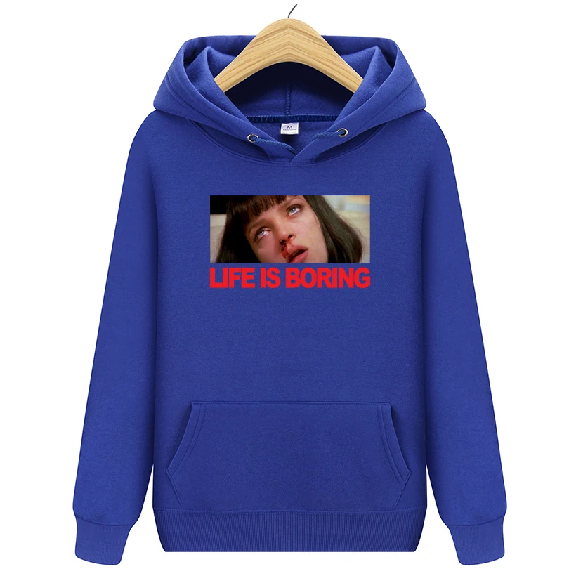 Новые осенние толстовки с надписью Life is Boring мужские дизайнерские мужская