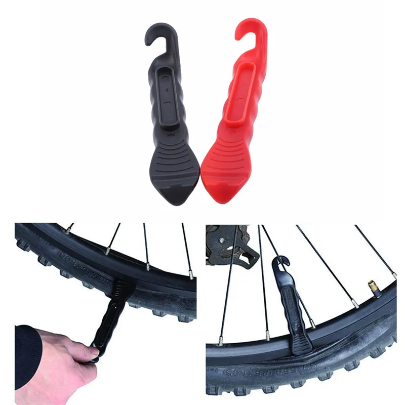 

Прочный изогнутый рычаг для снятия шин велосипеда из закаленного пластика инструмент для ремонта шин горного велосипеда Сверхлегкий инстр...