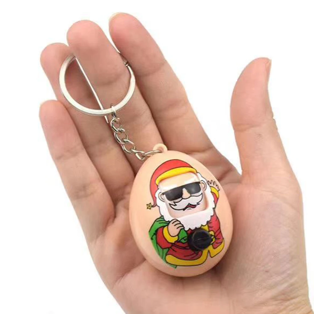 Забавная кукла Санта Клауса брелок для ключей украшение детей подарок 2020