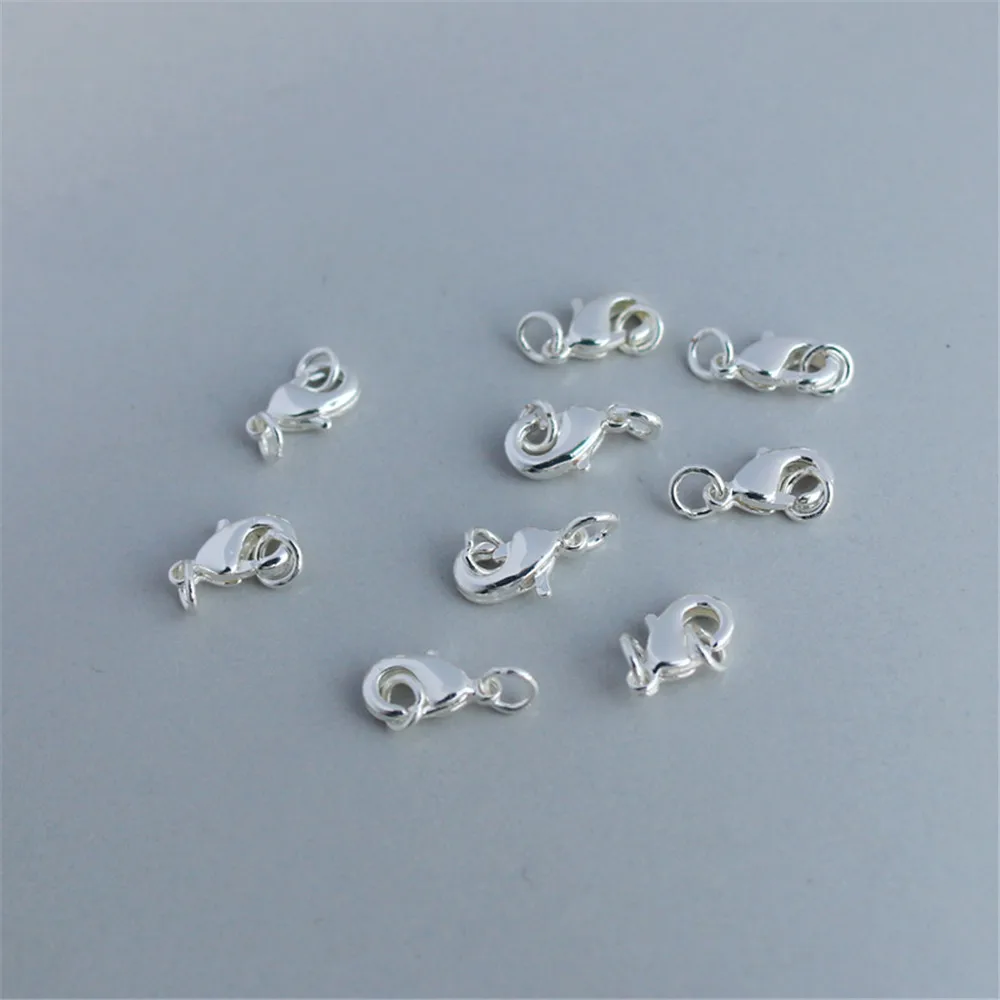 

Посеребренная Медная Толстая Серебряная Пряжка «сделай сам» Аксессуары конечная Пряжка пружинная Пряжка Карабин Соединительная Пряжка бр...