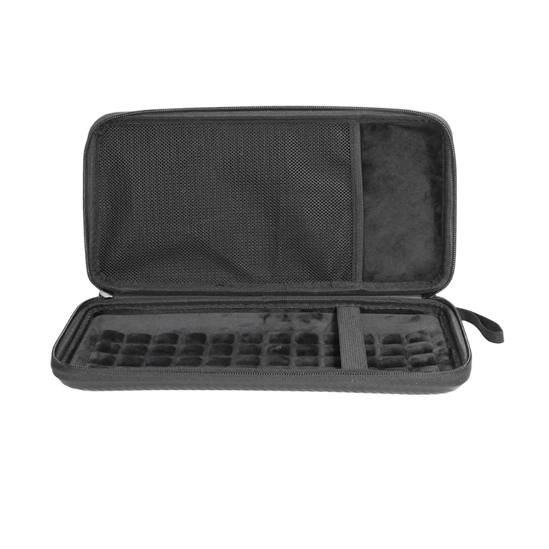 

Hard Case for logitech K380 Wireless Bluetooth-compatible Keyboard Black Carrying Storage Bag Soft Gray/Black Lining