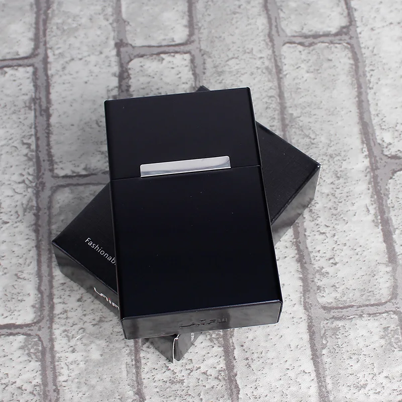 Портсигар чехол шлифованный алюминий металлический Карманный портсигар