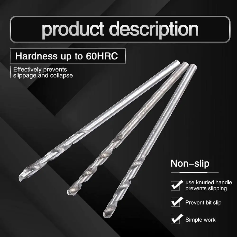 Высокая Скорость Сталь спиральное сверло небольшое Диаметр 0 3 1 6 мм прочное