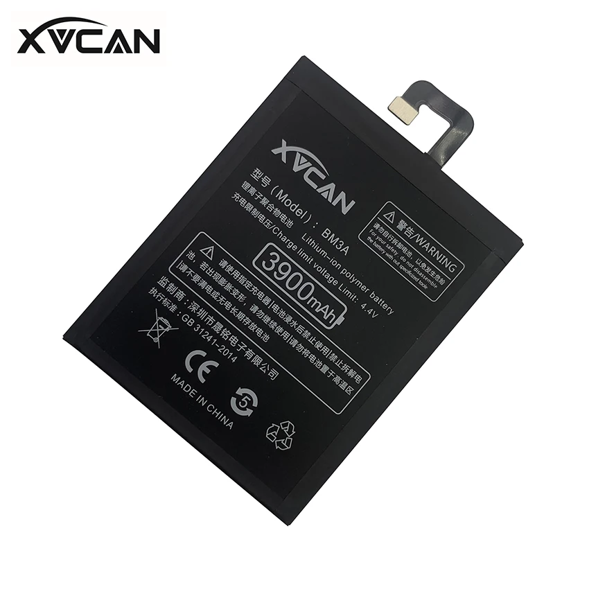 XVCAN-Bater&iacute;a de tel&eacute;fono BM3A, Original, 3900mAh, para Xiaomi Note 3, Mi Note 3, bater&iacute;as de tel&eacute;fono-2